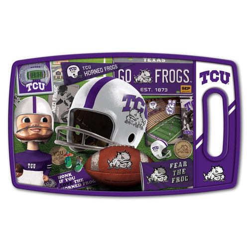 TCU Horned Frogs Retro Series Cutting Board