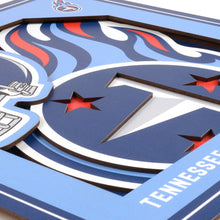 Tennessee Titans 3D Logo Series Wall Art - 12"x12"