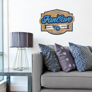 Tennessee Titans 3D Fan Cave Wood Sign