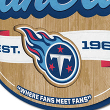 Tennessee Titans 3D Fan Cave Wood Sign