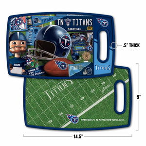 Tennessee Titans Retro Series Cutting Board