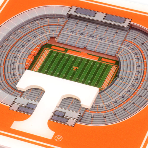 Tennessee Volunteers 3D StadiumViews Coaster Set
