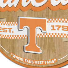 Tennessee Volunteers 3D Fan Cave Wood Sign