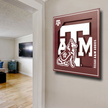 Texas A&M Aggies 3D Logo Series Wall Art - 12"x12"