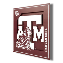 Texas A&M Aggies 3D Logo Series Wall Art - 12"x12"