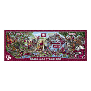 Texas A&M Aggies Game Day At The Zoo 500 Piece Puzzle