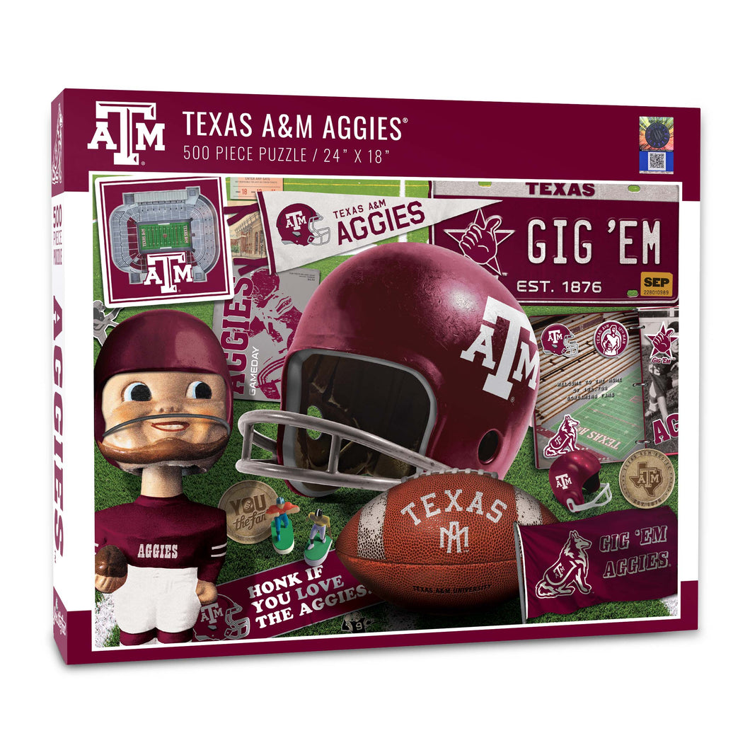 Texas A&M Aggies Retro Series Puzzle