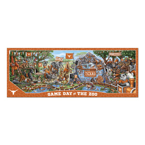 Texas Longhorns Game Day At The Zoo 500 Piece Puzzle