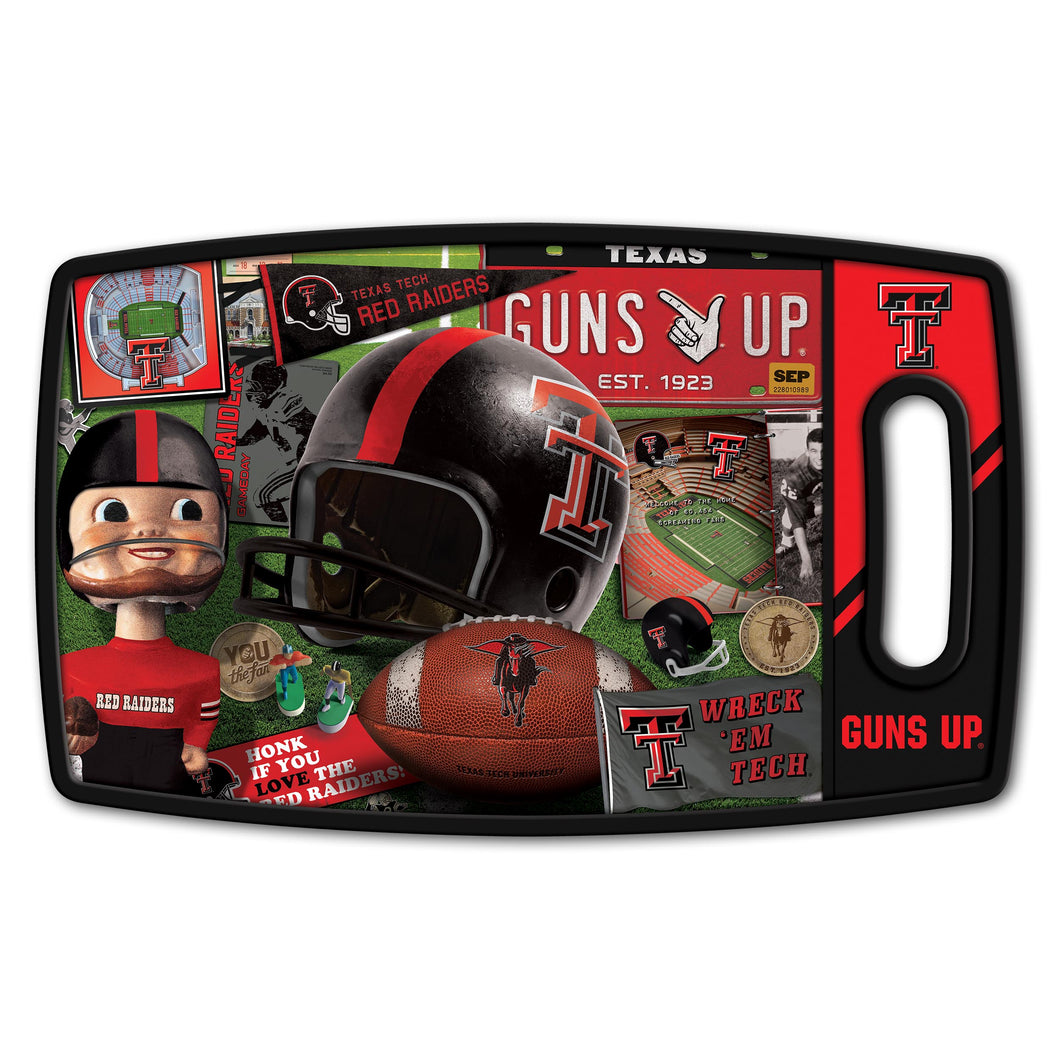 Texas Tech Red Raiders Retro Series Cutting Board