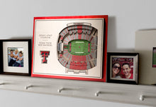 texas tech red raiders jones at&t stadium 3d stadiumview wall art