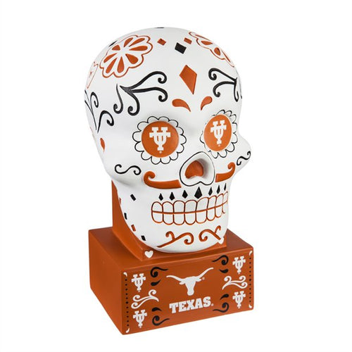 Texas Longhorns Sugar Skull Statue