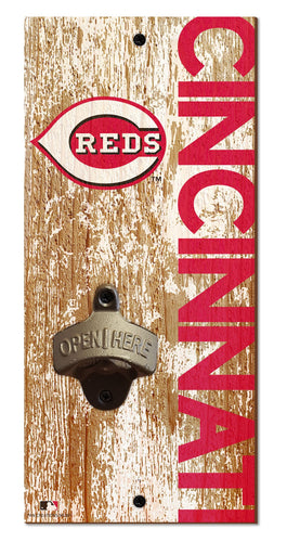 Cincinnati Reds Distressed Bottle Opener