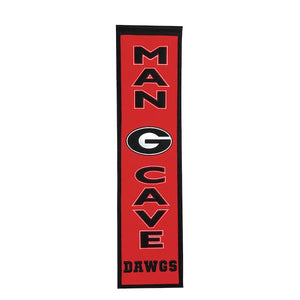 Georgia Bulldogs Man Cave Banner - 8"x32"