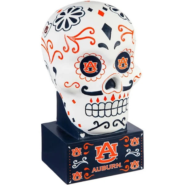 Auburn Tigers Sugar Skull Statue