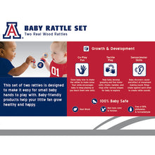 Arizona Wildcats Baby Rattle Set