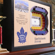 Toronto Maple Leafs 25-Layer StadiumViews 3D Wall Art - Scotiabank Arena