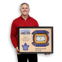 Toronto Maple Leafs 25-Layer StadiumViews 3D Wall Art - Scotiabank Arena