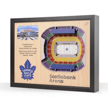 Toronto Maple Leafs 25-Layer StadiumViews 3D Wall Art - Scotiabank Arena