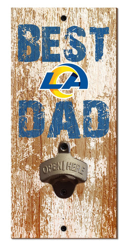 Los Angeles Rams Best Dad Bottle Opener