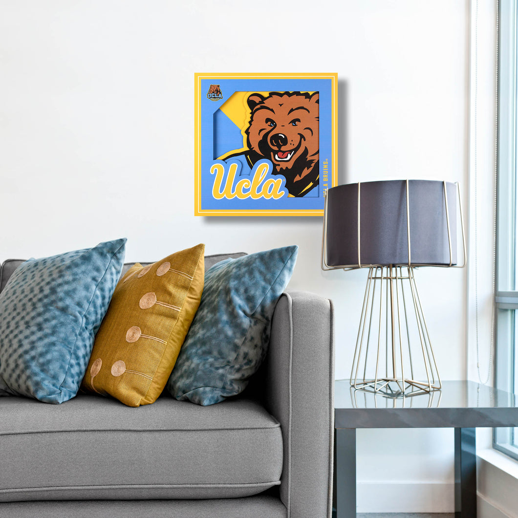 UCLA Bruins 3D Logo Series Wall Art - 12