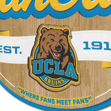 UCLA Bruins 3D Fan Cave Wood Sign