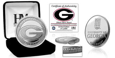 Georgia Bulldogs Silver Mint Coin