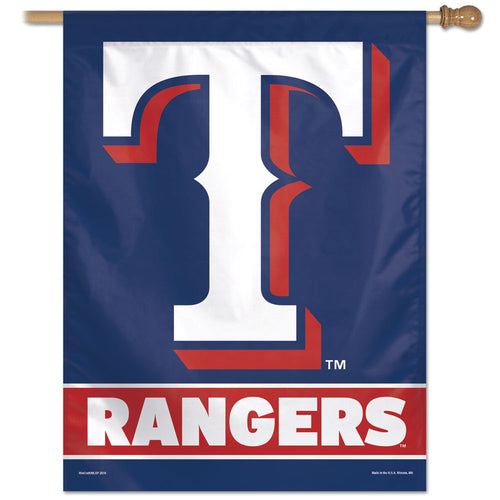 Texas Rangers Vertical Flag - 27