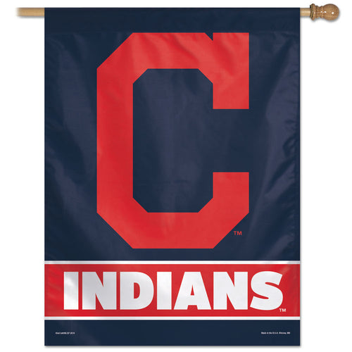 Cleveland Indians Vertical Flag - 27