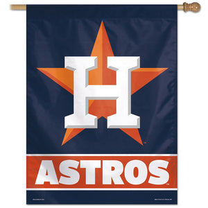 Houston Astros Vertical Flag - 27"x37"