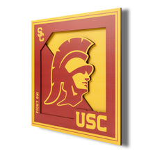 USC Trojans 3D Logo Series Wall Art - 12"x12"