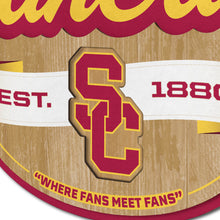 USC Trojans 3D Fan Cave Wood Sign