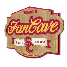 USC Trojans 3D Fan Cave Wood Sign