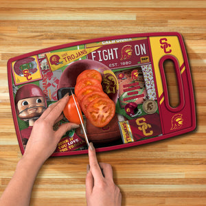 USC Trojans Retro Series Cutting Board