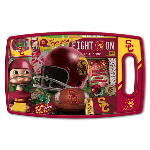 USC Trojans Retro Series Cutting Board