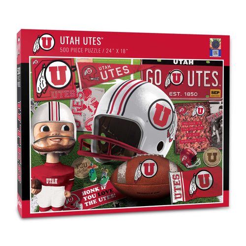 Utah Utes Retro Series Puzzle