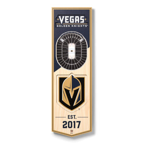 Vegas Golden Knights T-Mobile Arena 3D Stadium Banner