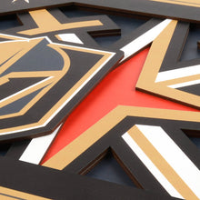 Vegas Golden Knights 3D Logo Series Wall Art - 12"x12"