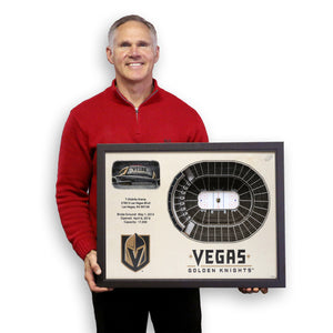 Vegas Golden Knights 25-Layer StadiumViews 3D Wall Art - T-Mobile Arena