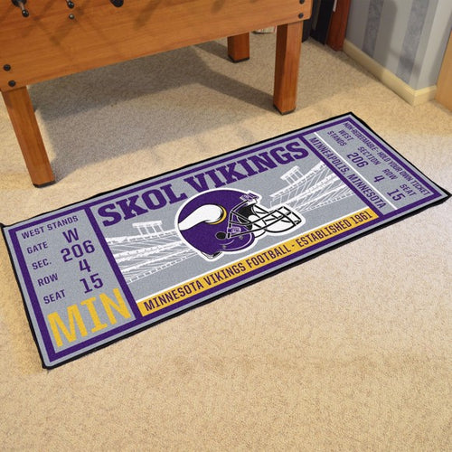 Minnesota Vikings Football Ticket Runner - 30