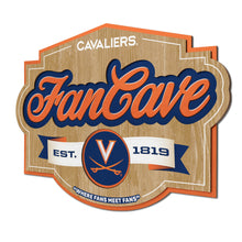 Virginia Cavaliers 3D Fan Cave Wood Sign