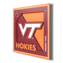 Virginia Tech Hokies 3D Logo Series Wall Art - 12"x12"