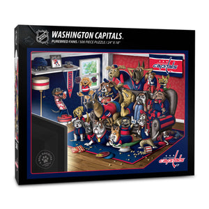Washington Capitals Purebred Fans 500 Piece Puzzle - "A Real Nailbiter"
