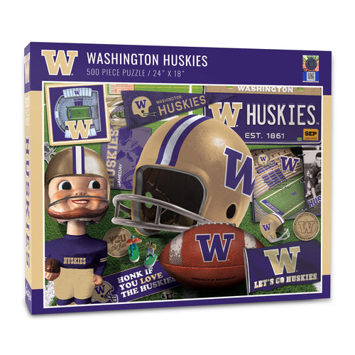 Washington Huskies Retro Series Puzzle