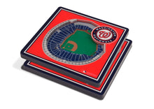 Washington Nationals 3D StadiumViews Coaster Set