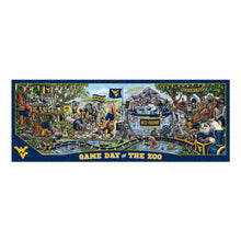 West Virginia Mountaineers Game Day At The Zoo 500 Piece Puzzle