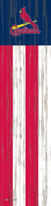 St. Louis Cardinals Flag Door Leaner  6"x24"