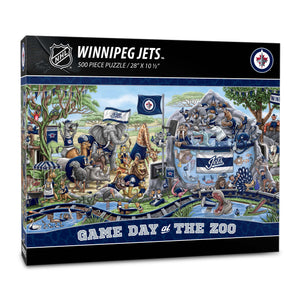 Winnipeg Jets Game Day At The Zoo 500 Piece Puzzle