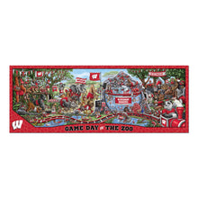 Wisconsin Badgers Game Day At The Zoo 500 Piece Puzzle