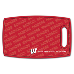 Wisconsin Badgers Logo Series Cutting Board