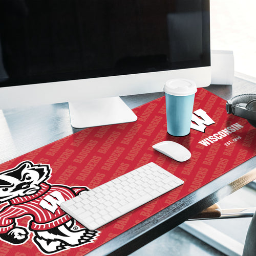 Wisconsin Badgers Logo Series Desk Pad